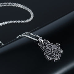 German Shepherd Charm Necklace